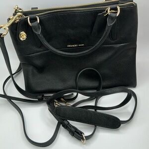 Coach leather handbag